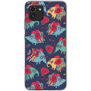 Чехол BoxFace Samsung Galaxy A03 (A035) Flying Elephants