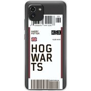 Прозрачный чехол BoxFace Samsung Galaxy A03 (A035) Ticket Hogwarts