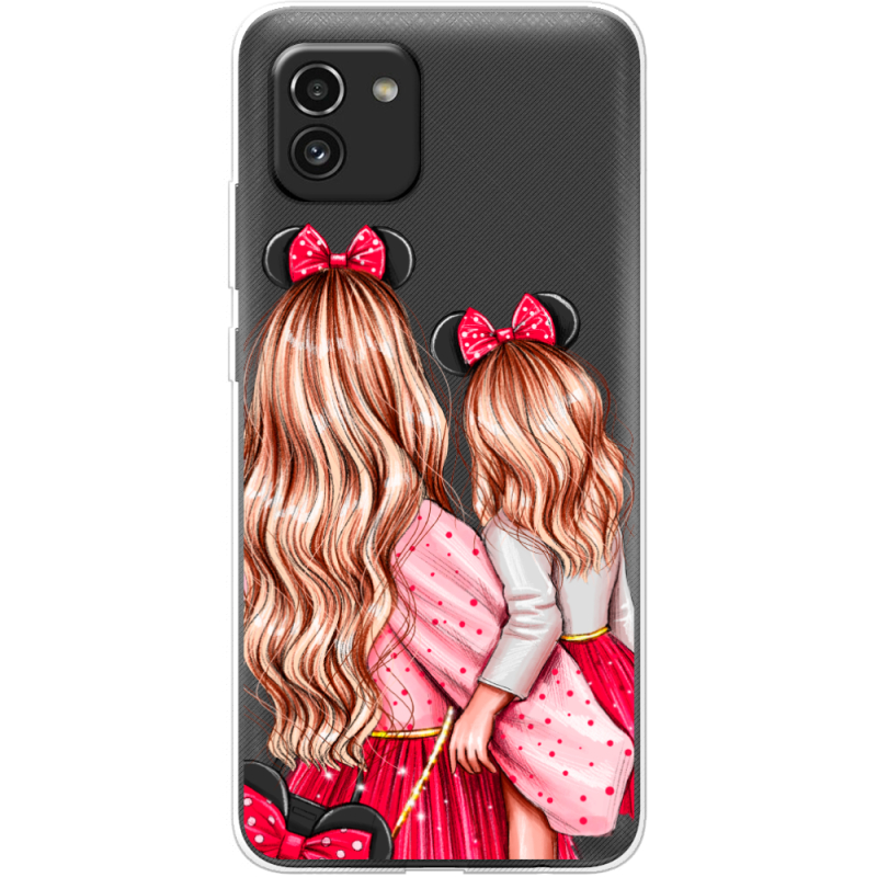 Прозрачный чехол BoxFace Samsung Galaxy A03 (A035) Mouse Girls