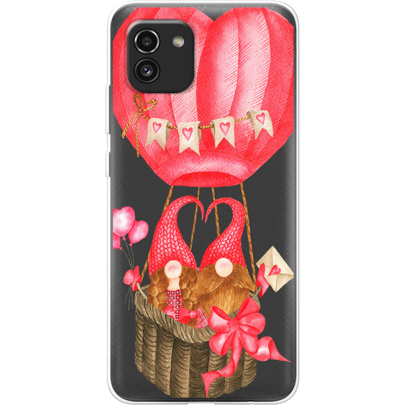 Прозрачный чехол BoxFace Samsung Galaxy A03 (A035) Valentine Dwarfs