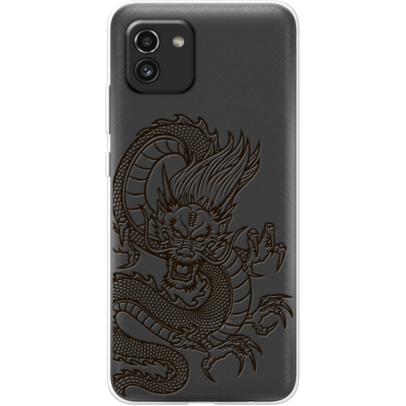 Прозрачный чехол BoxFace Samsung Galaxy A03 (A035) Chinese Dragon