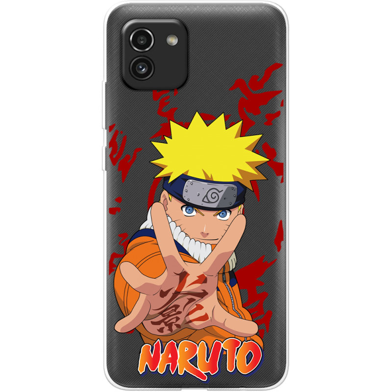 Прозрачный чехол BoxFace Samsung Galaxy A03 (A035) Naruto