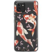 Прозрачный чехол BoxFace Samsung Galaxy A03 (A035) Japanese Koi Fish