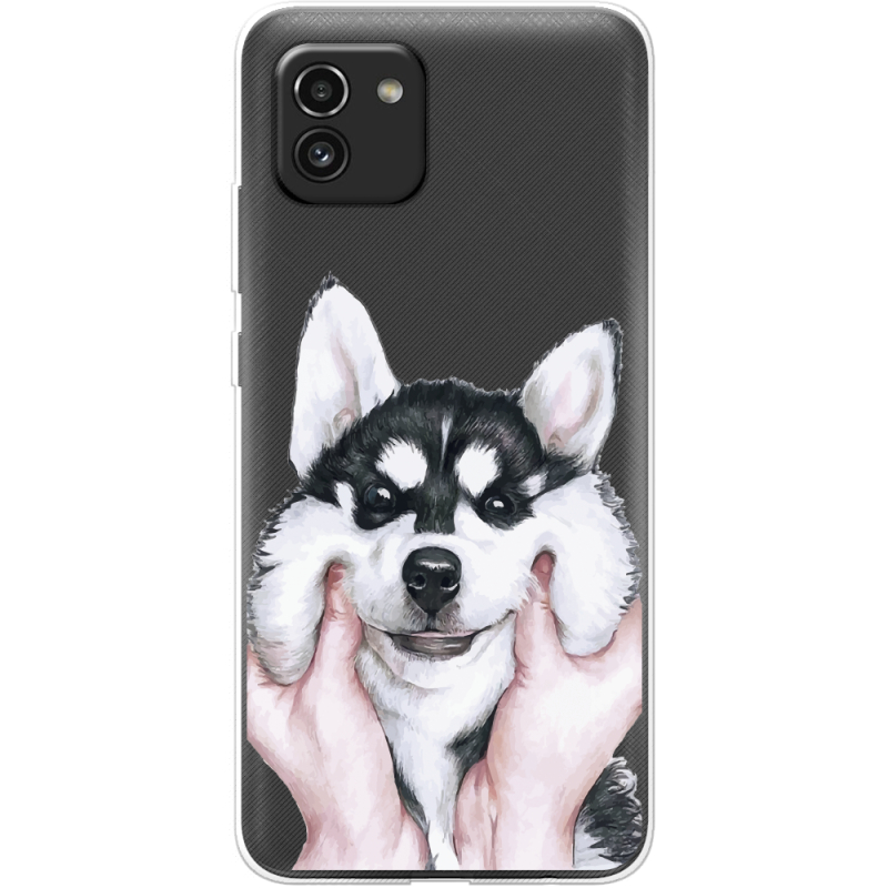 Прозрачный чехол BoxFace Samsung Galaxy A03 (A035) Husky