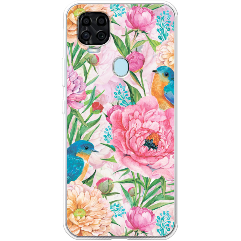 Чехол BoxFace ZTE Blade V2020 Birds in Flowers