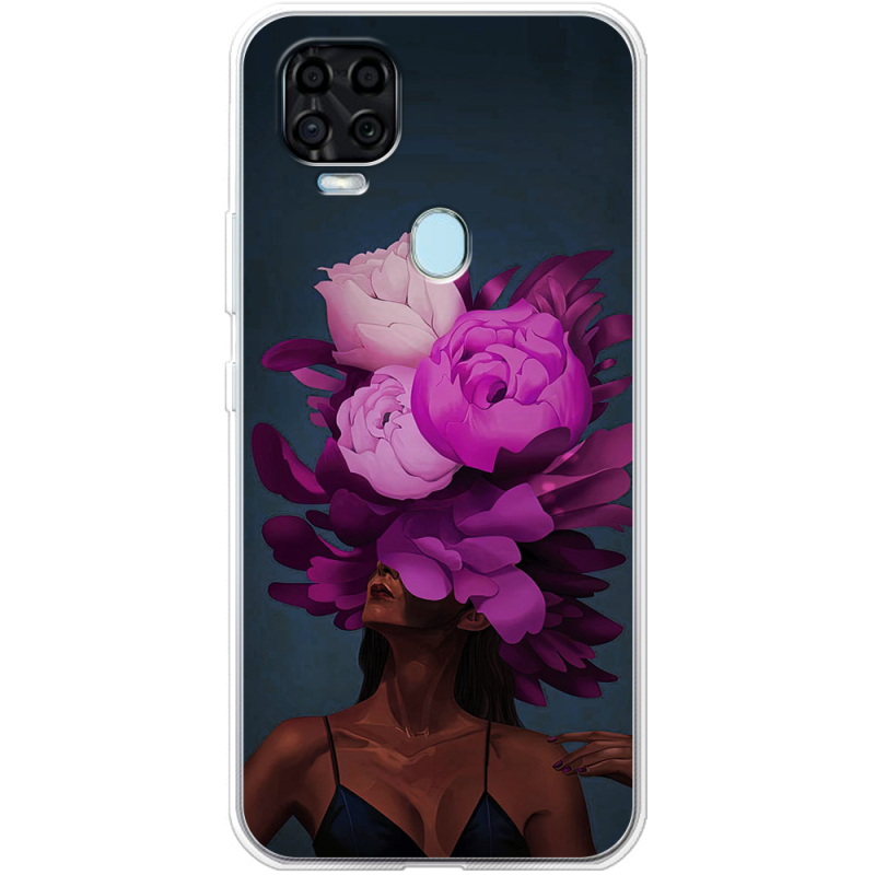 Чехол BoxFace ZTE Blade V2020 Exquisite Purple Flowers