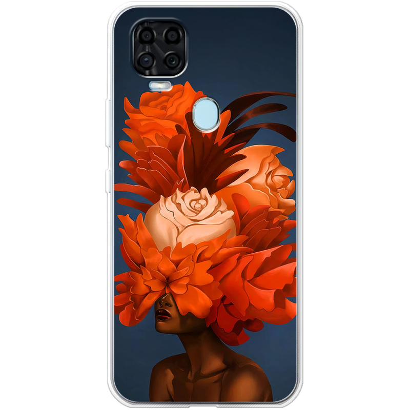 Чехол BoxFace ZTE Blade V2020 Exquisite Orange Flowers