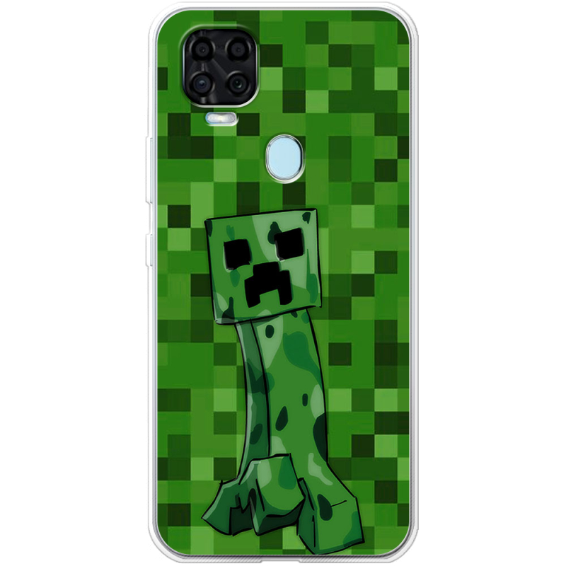 Чехол BoxFace ZTE Blade V2020 Minecraft Creeper