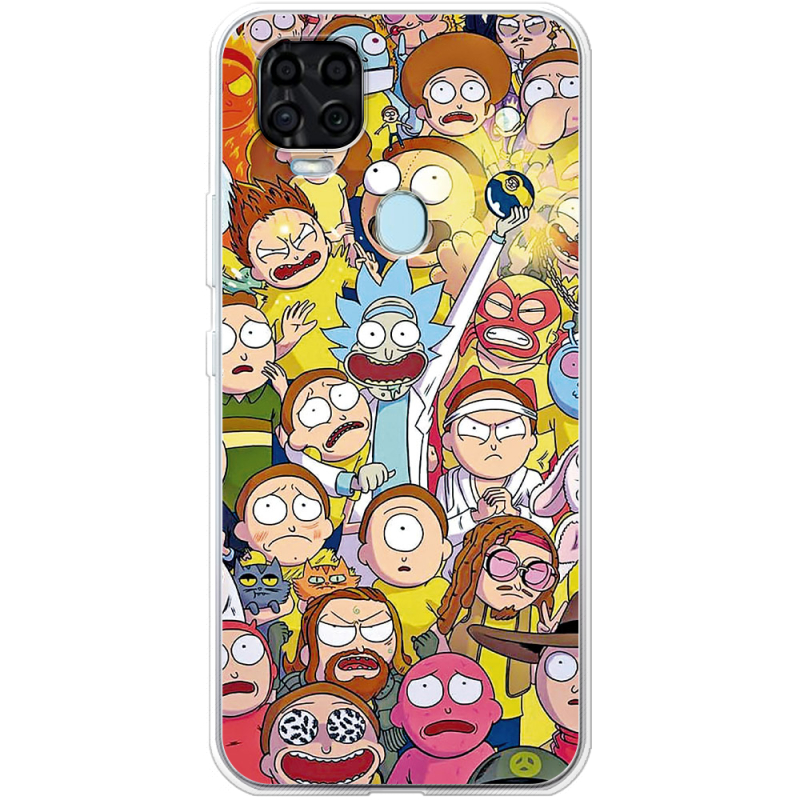 Чехол BoxFace ZTE Blade V2020 Rick and Morty