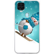 Чехол BoxFace ZTE Blade V2020 Skier Snowman