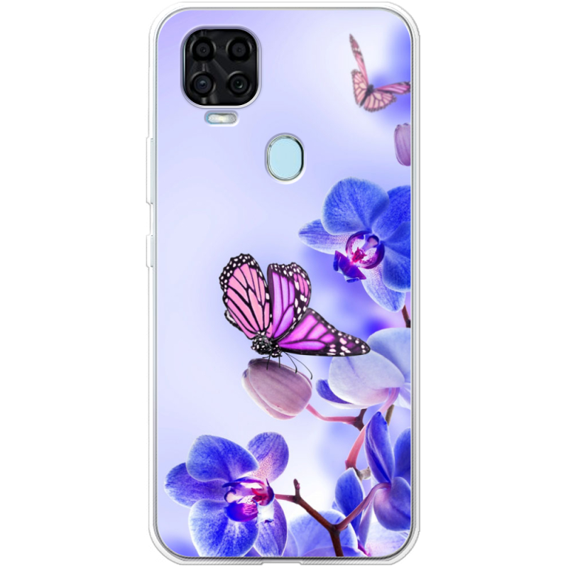 Чехол BoxFace ZTE Blade V2020 Orchids and Butterflies
