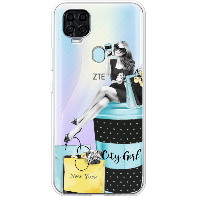 Прозрачный чехол BoxFace ZTE Blade V2020 City Girl