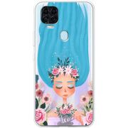 Прозрачный чехол BoxFace ZTE Blade V2020 Blue Hair