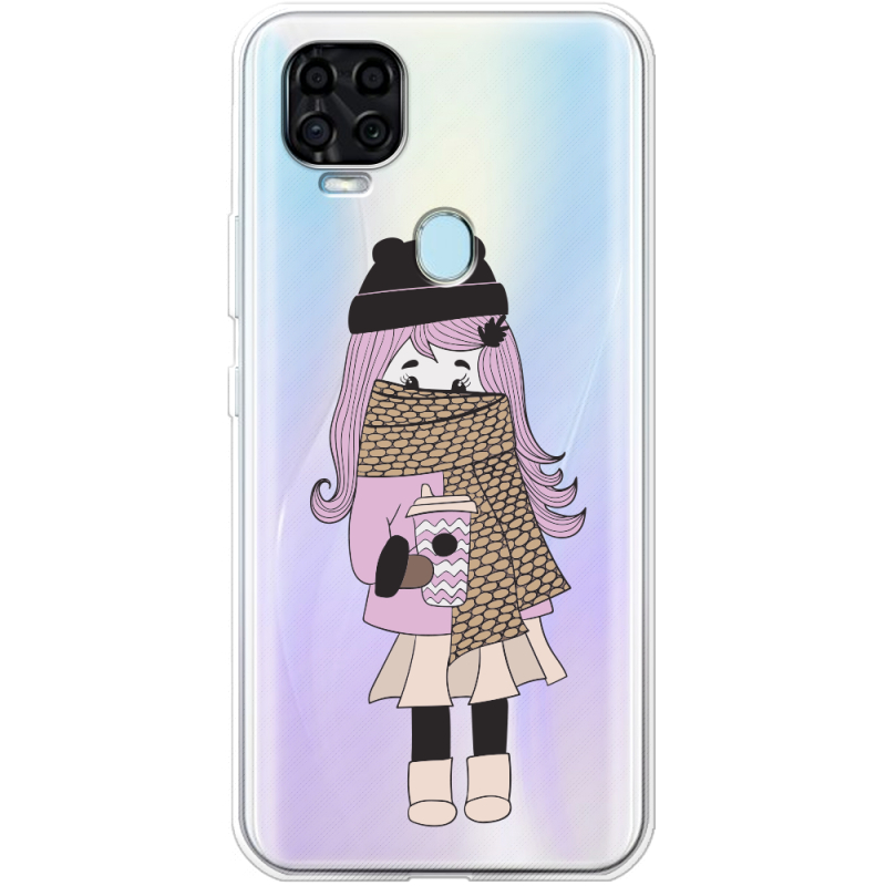 Прозрачный чехол BoxFace ZTE Blade V2020 Winter Morning Girl