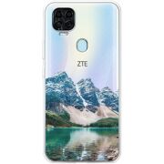 Прозрачный чехол BoxFace ZTE Blade V2020 Blue Mountain