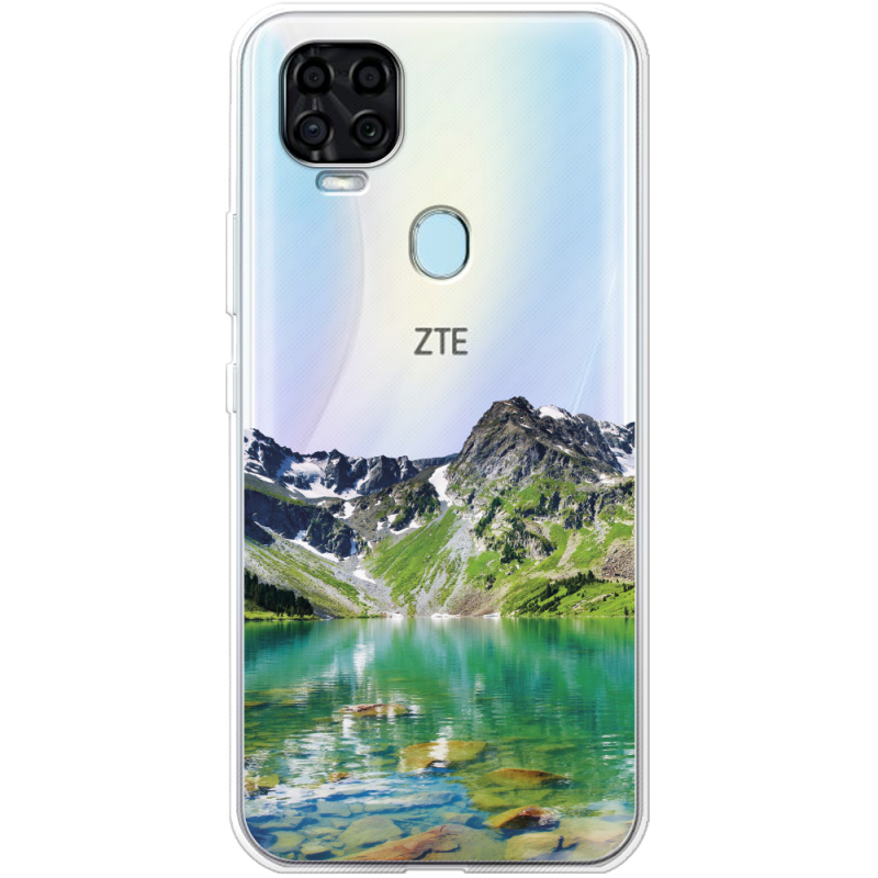 Прозрачный чехол BoxFace ZTE Blade V2020 Green Mountain