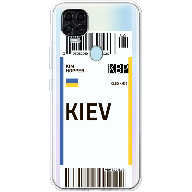 Прозрачный чехол BoxFace ZTE Blade V2020 Ticket Kiev