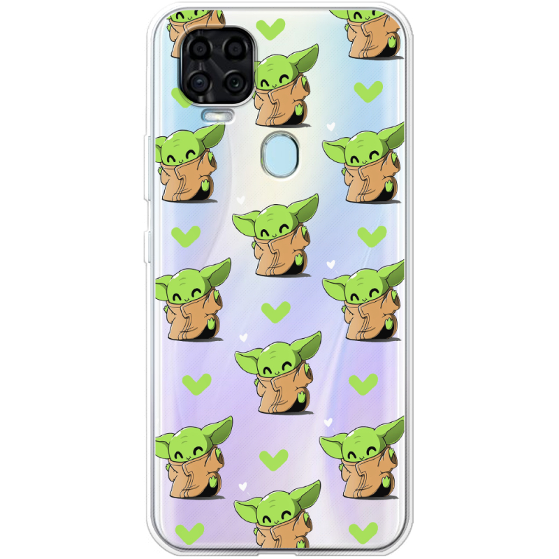 Прозрачный чехол BoxFace ZTE Blade V2020 Pattern Baby Yoda