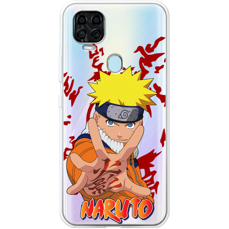 Прозрачный чехол BoxFace ZTE Blade V2020 Naruto