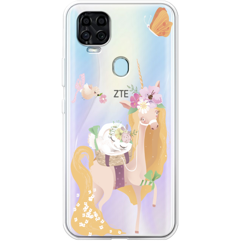 Прозрачный чехол BoxFace ZTE Blade V2020 Uni Blonde