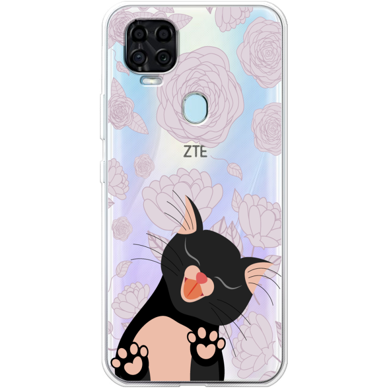 Прозрачный чехол BoxFace ZTE Blade V2020 Meow