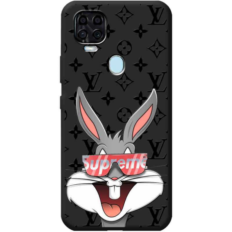 Черный чехол BoxFace ZTE Blade V2020 looney bunny