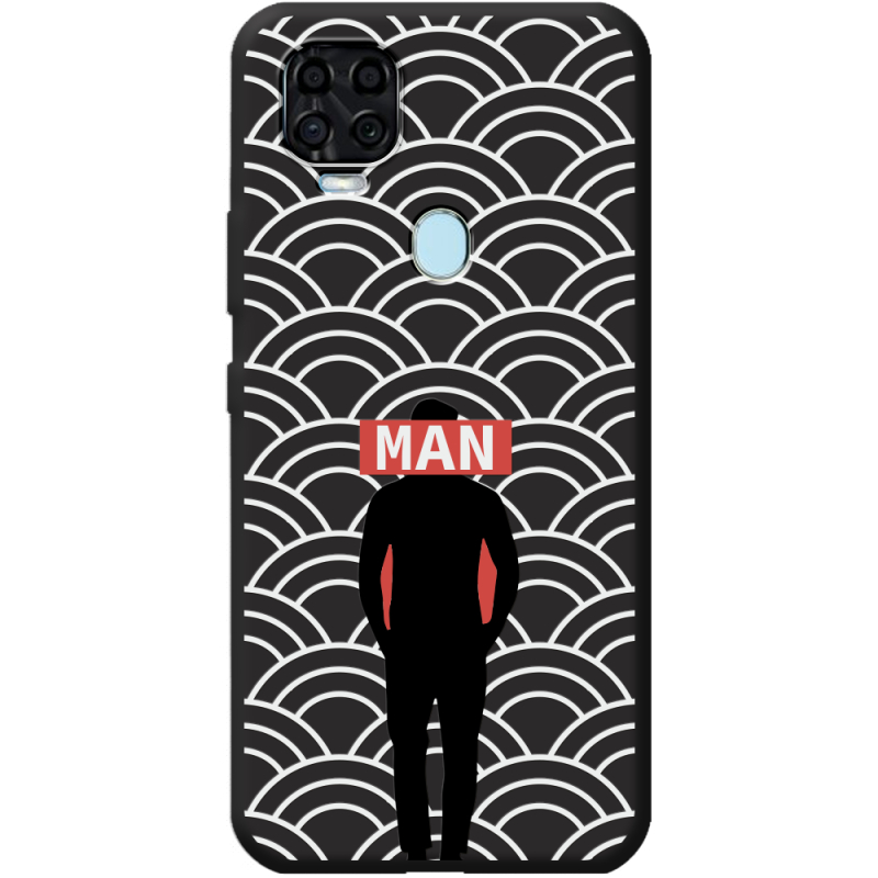 Черный чехол BoxFace ZTE Blade V2020 Man Pattern