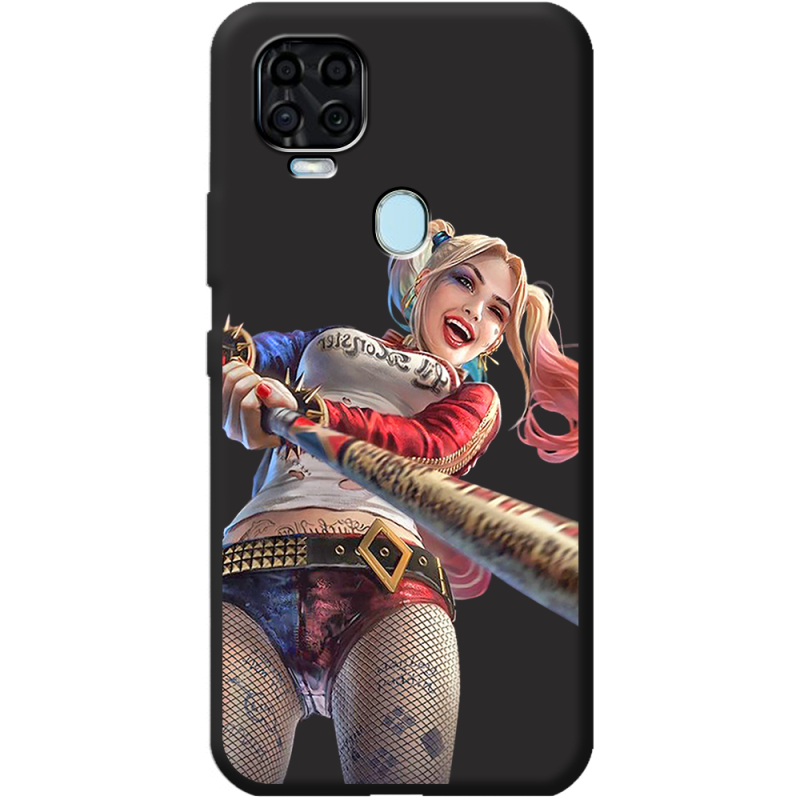 Черный чехол BoxFace ZTE Blade V2020 Happy Harley Quinn