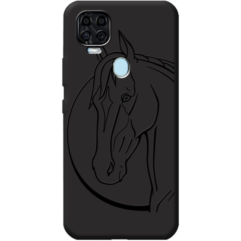 Черный чехол BoxFace ZTE Blade V2020 Horse