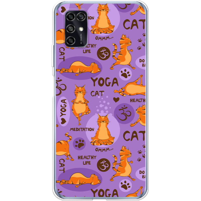 Чехол BoxFace ZTE Blade V2020 Smart Yoga Cat