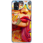 Чехол BoxFace ZTE Blade V2020 Smart Yellow Girl Pop Art