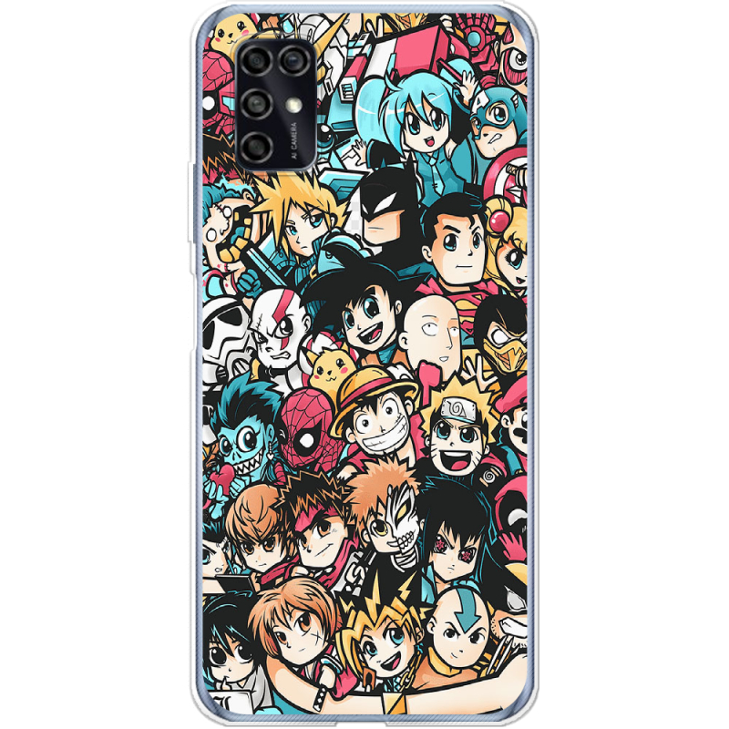 Чехол BoxFace ZTE Blade V2020 Smart Anime Stickers