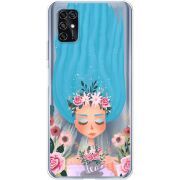 Прозрачный чехол BoxFace ZTE Blade V2020 Smart Blue Hair