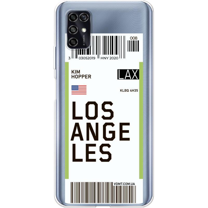 Прозрачный чехол BoxFace ZTE Blade V2020 Smart Ticket Los Angeles