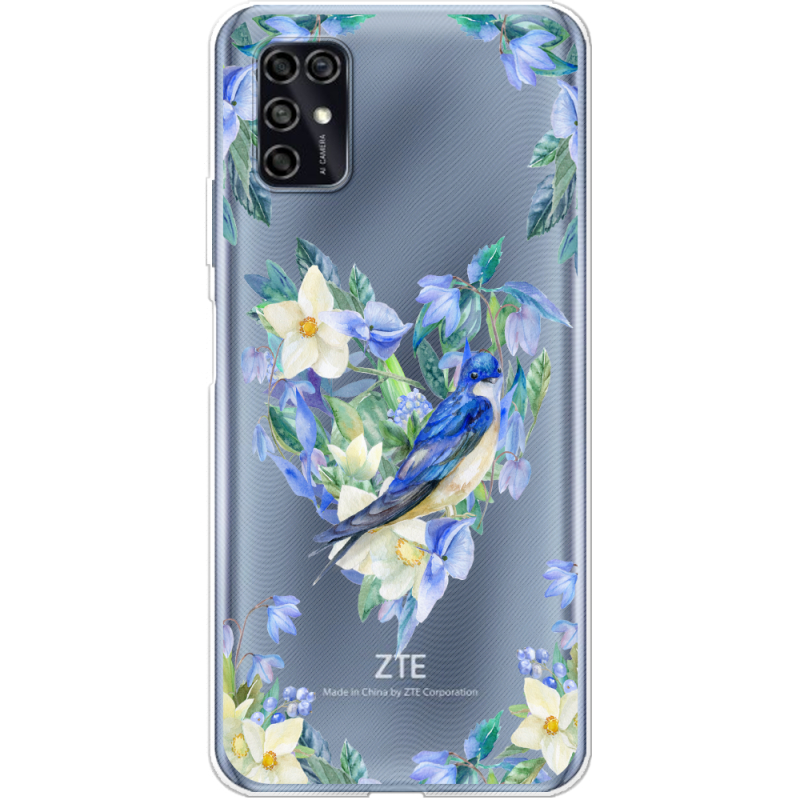 Прозрачный чехол BoxFace ZTE Blade V2020 Smart Spring Bird