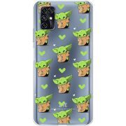 Прозрачный чехол BoxFace ZTE Blade V2020 Smart Pattern Baby Yoda