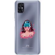 Прозрачный чехол BoxFace ZTE Blade V2020 Smart Selena Gomez