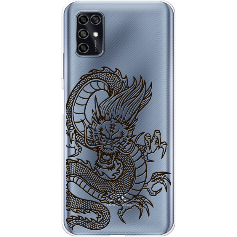 Прозрачный чехол BoxFace ZTE Blade V2020 Smart Chinese Dragon