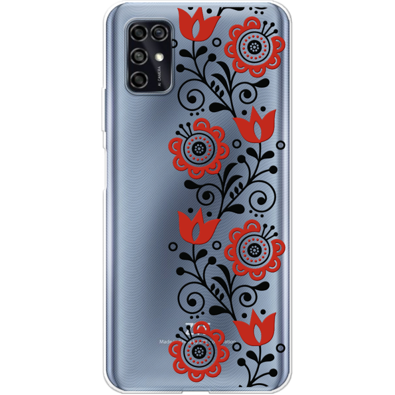 Прозрачный чехол BoxFace ZTE Blade V2020 Smart Ethno Ornament