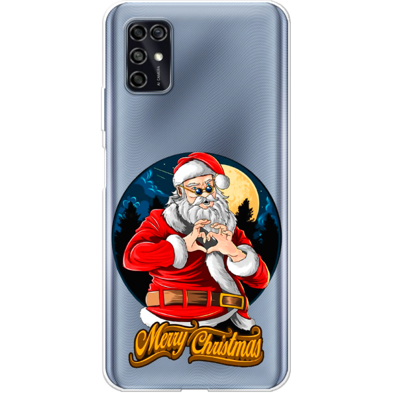 Прозрачный чехол BoxFace ZTE Blade V2020 Smart Cool Santa