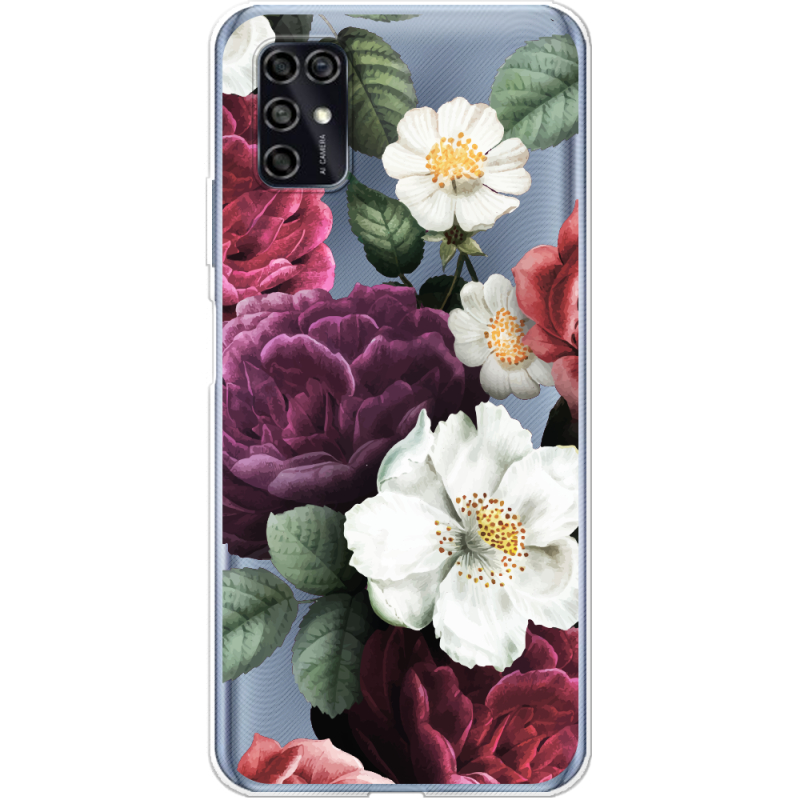 Прозрачный чехол BoxFace ZTE Blade V2020 Smart Floral Dark Dreams