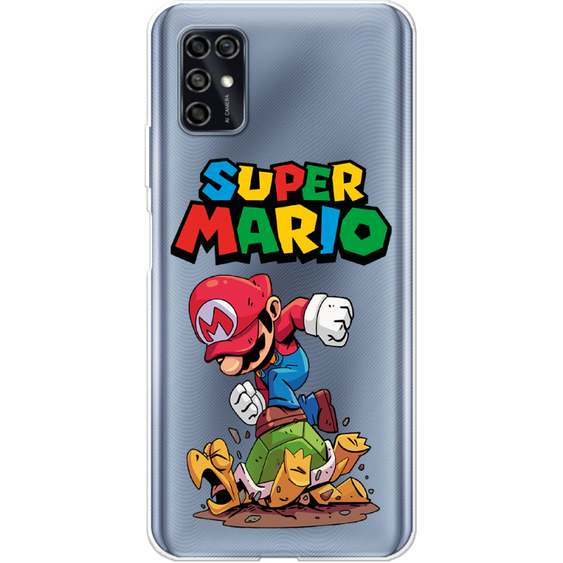 Прозрачный чехол BoxFace ZTE Blade V2020 Smart Super Mario