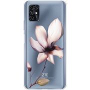 Прозрачный чехол BoxFace ZTE Blade V2020 Smart Magnolia