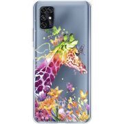 Прозрачный чехол BoxFace ZTE Blade V2020 Smart Colorful Giraffe