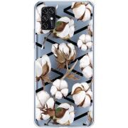 Прозрачный чехол BoxFace ZTE Blade V2020 Smart Cotton flowers