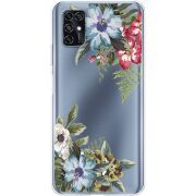 Прозрачный чехол BoxFace ZTE Blade V2020 Smart Floral