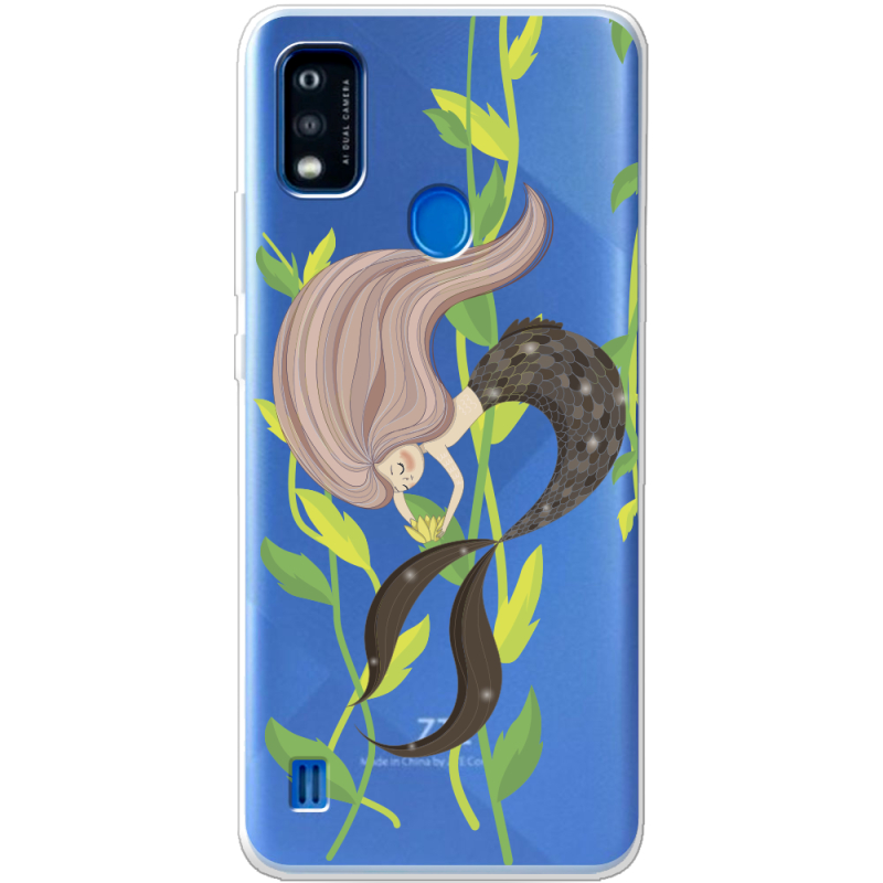 Прозрачный чехол BoxFace ZTE Blade A51 Cute Mermaid