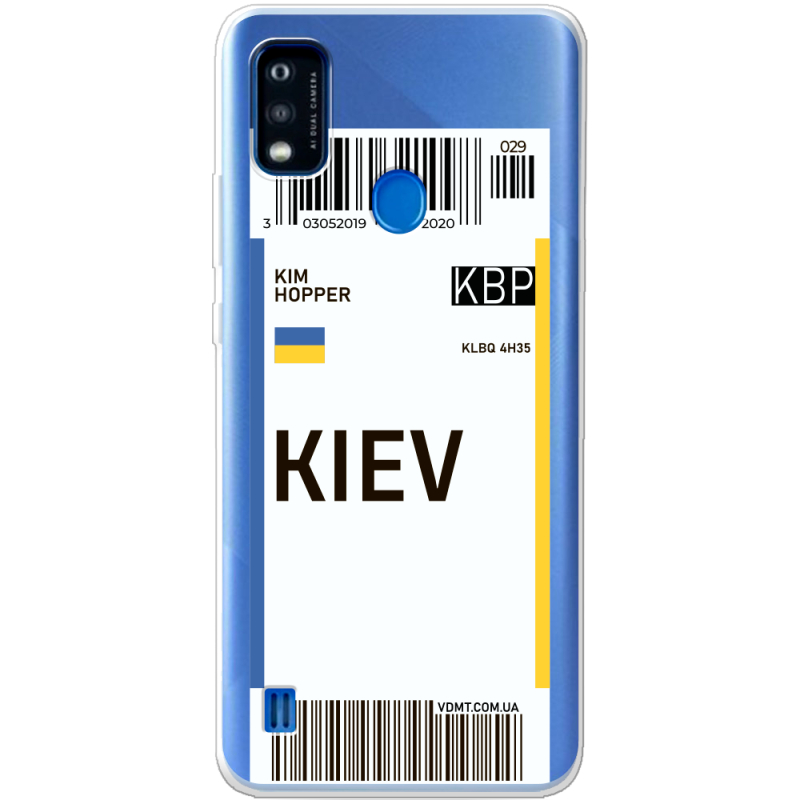 Прозрачный чехол BoxFace ZTE Blade A51 Ticket Kiev