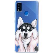 Прозрачный чехол BoxFace ZTE Blade A51 Husky