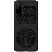 Черный чехол BoxFace Xiaomi Redmi Note 10 5G Black Coffee